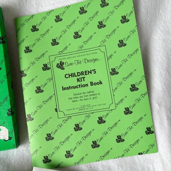 VINTAGE SURE-FIT DESIGNS CHILDREN'S KIT 1983 Master Pattern - Picture 3 of 7